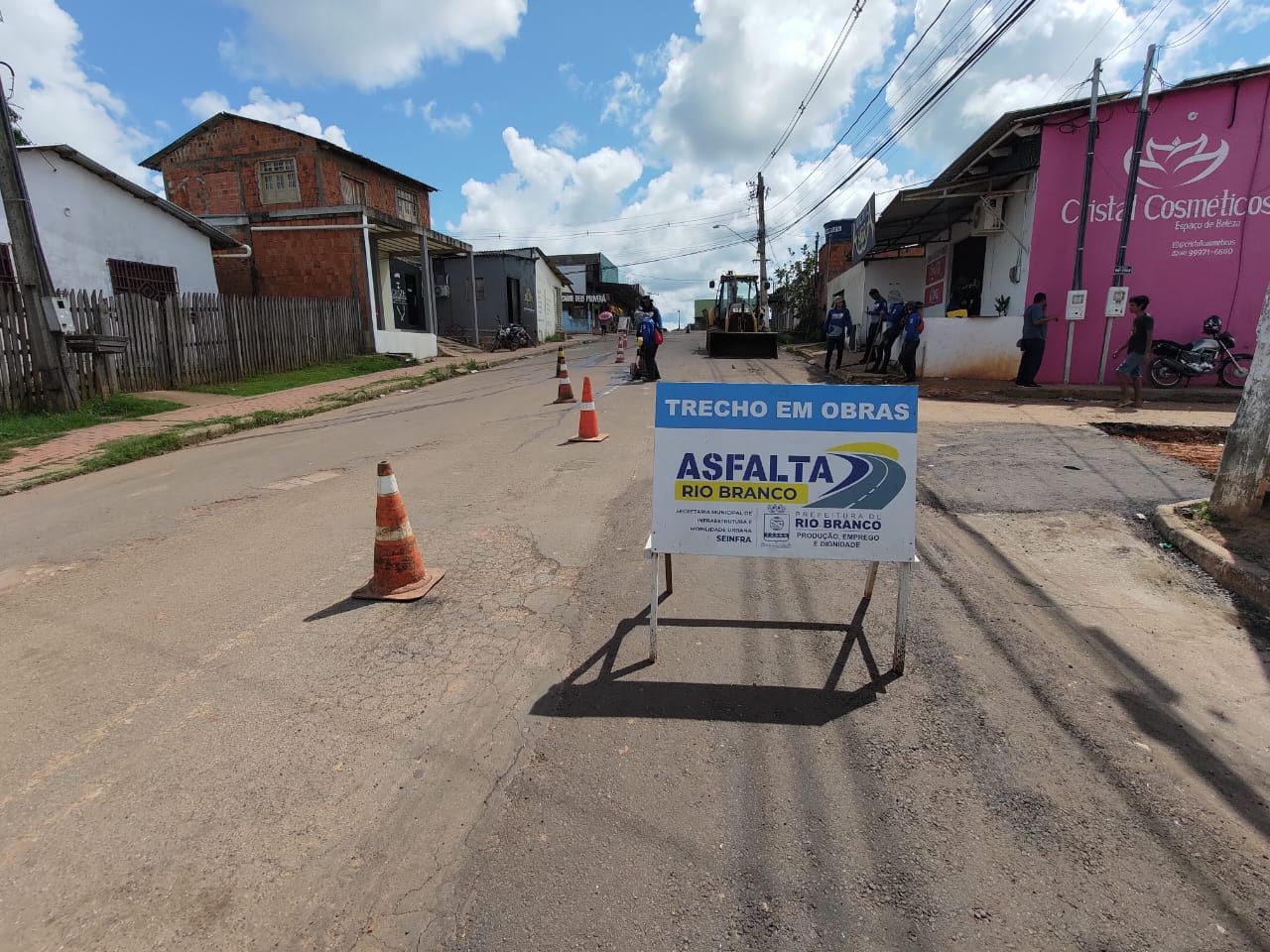 PROGRAMA ASFALTA RIO BRANCO, ESTRADA DO SÃO FRANCISCO