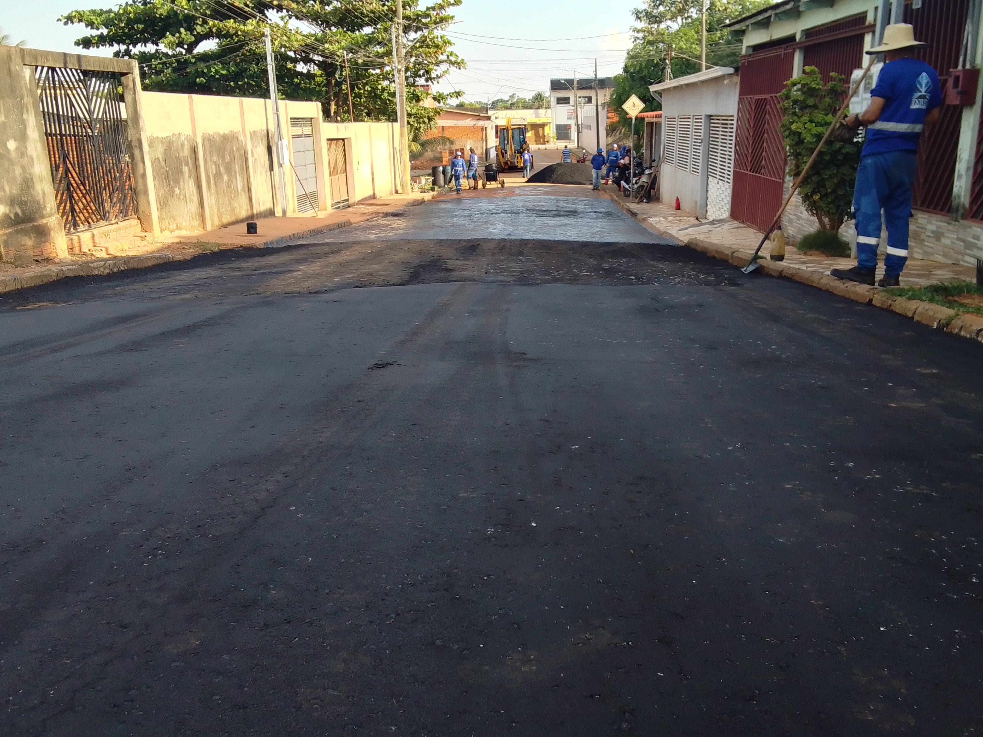 SERVIÇO DE RECAPEAMENTO DA RUA SANTA JULIANA