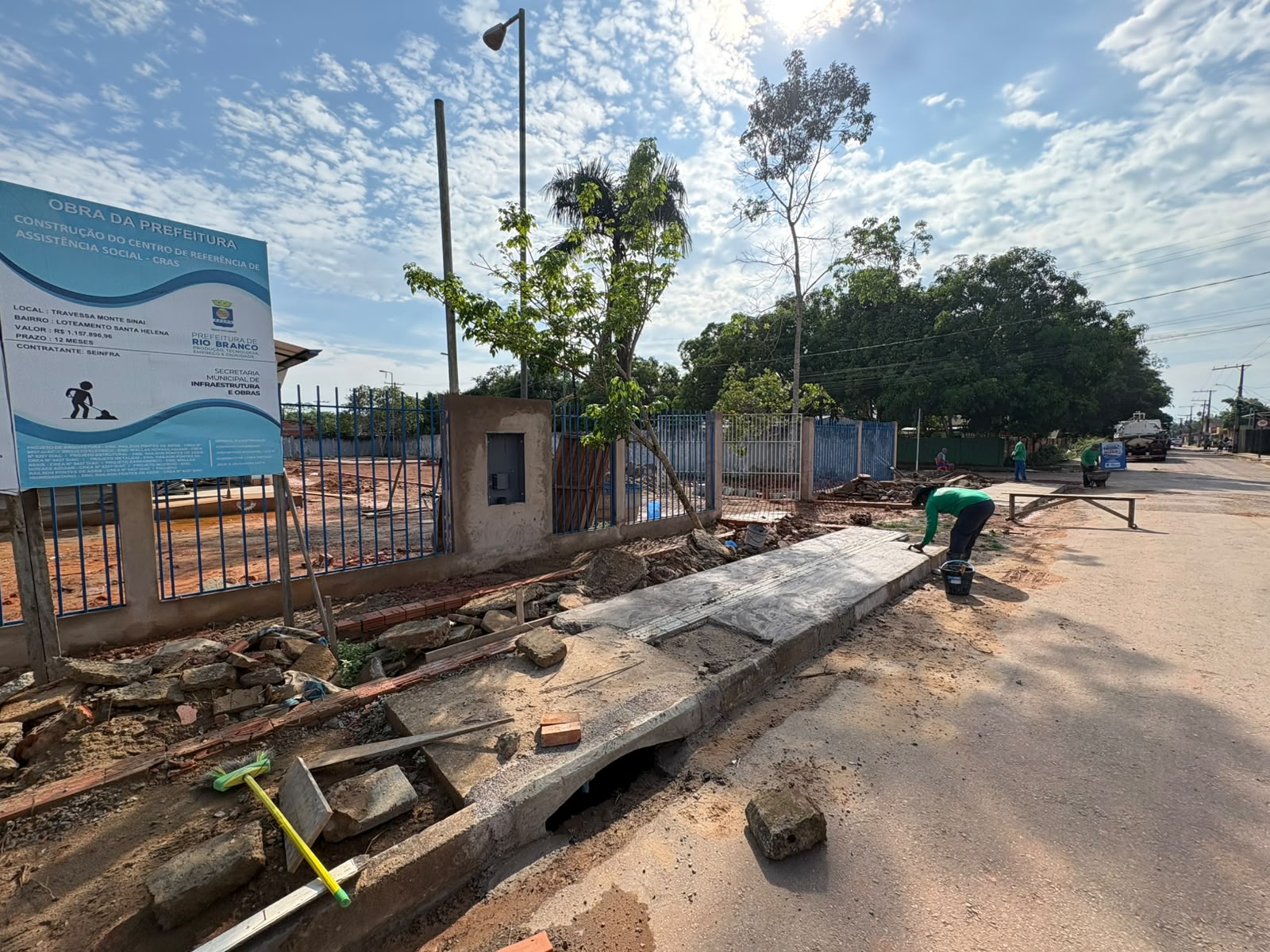CONSTRUÇÃO DO CENTRO DE REFERÊNCIA DE ASSISTÊNCIA SOCIAL (CRAS) NO SANTA HELENA